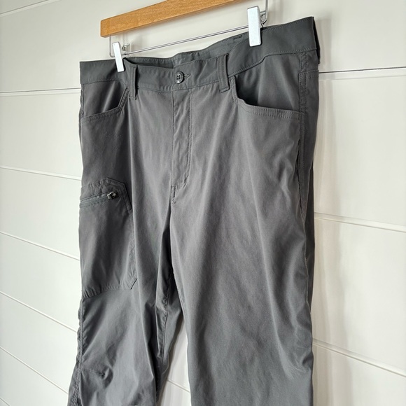 Eddie Bauer Men's Grey Hiking Outdoor Rainer Pants Size 36x32 - Picture 3 of 13